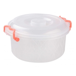 Контейнер пл. 7л. круг. с руч. /Баш./  М147